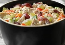 Healthy Recipes: Creamy Chicken Salad With Grapes