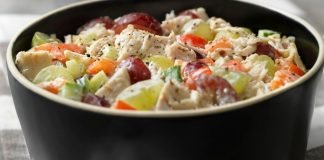 Healthy Recipes: Creamy Chicken Salad With Grapes